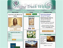 Tablet Screenshot of livingtruthwithin.org